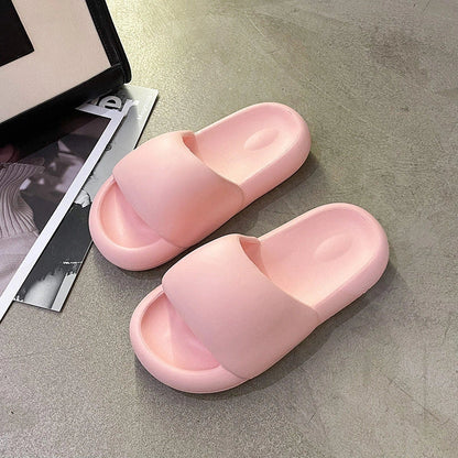 Non-slip thick bottom home sandals in various colours