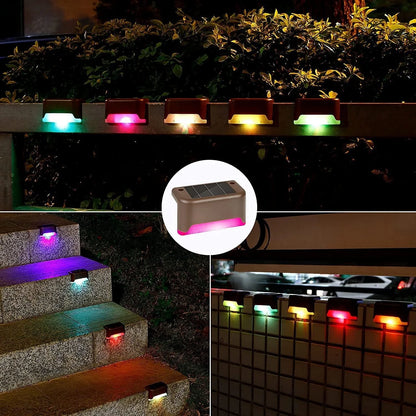 Solar Step Light Outdoor Garden LED Guide Light with waterproof design