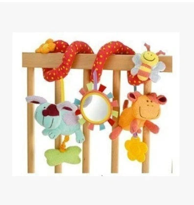 Soft, plush baby rattles in adorable rabbit and bear designs to soothe and entertain infants and toddlers