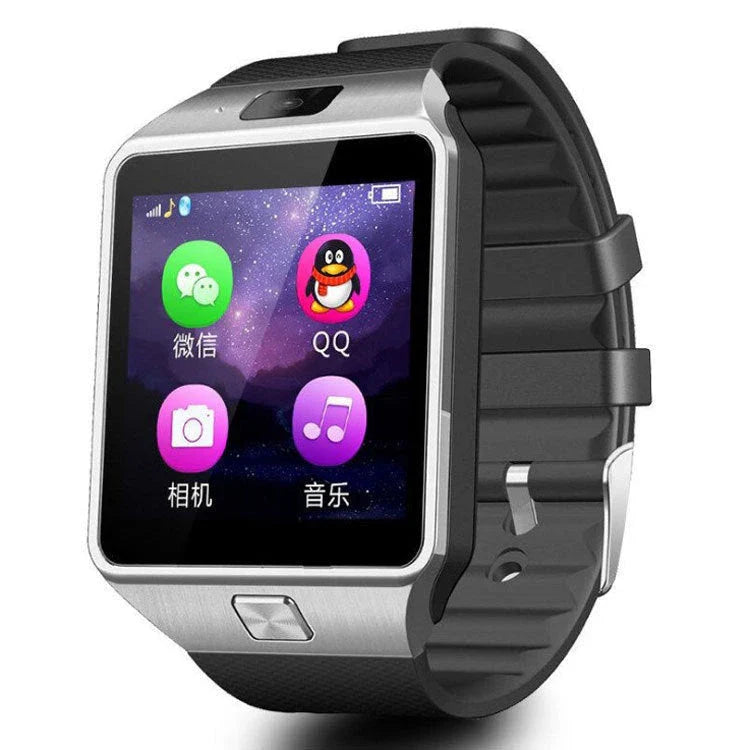 Sports Smart Watch DZ09 with Call, Music, and Fitness Tracking Features