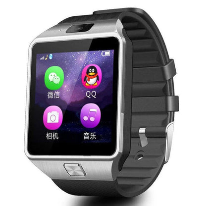 Sports Smart Watch DZ09 with Call, Music, and Fitness Tracking Features
