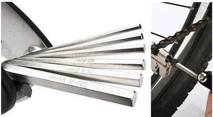 Compact steel bicycle repair combination tool for efficient maintenance