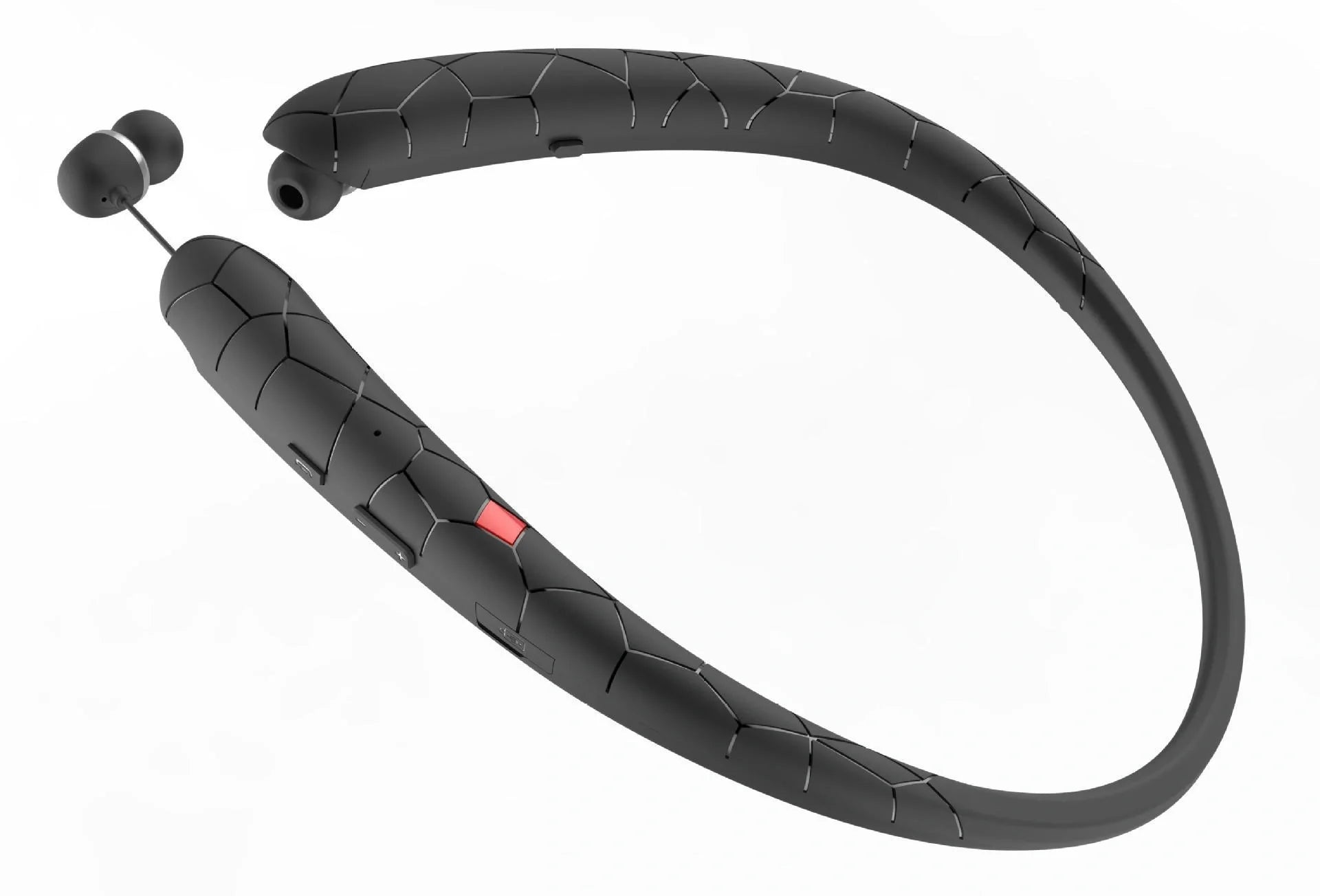 Sports Bluetooth Headphones with retractable wire and neckband design