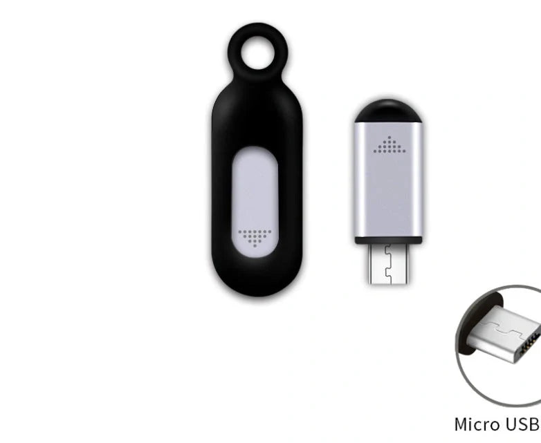 Premium aluminium infrared remote control for smartphones in black, silvery, and tarnish colours
