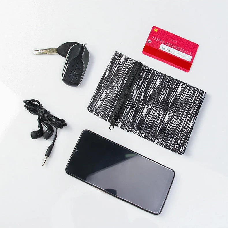 Unisex running mobile phone arm bag in various colours, adjustable for a secure fit