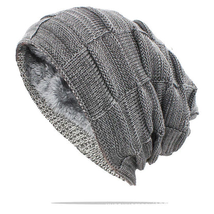 Unisex wool knitted beanie in various colours for winter warmth