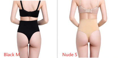 High Waist Tummy Control Thong with 2-Layer Midsection Design for women