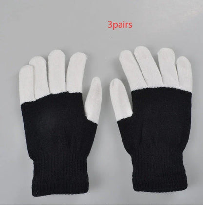 Pair of LED gloves featuring a variety of customizable lighting effects for dance, performance, and nightlife events