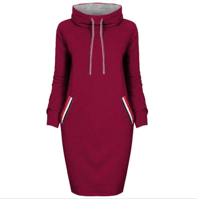 Elegant long sleeve party dress for women, available in a variety of colors and sizes including plus sizes