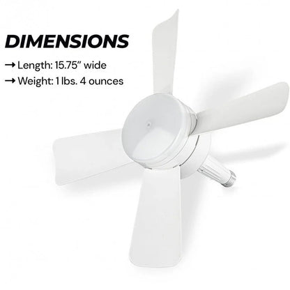 Ceiling fan with integrated LED light, remote control, and adjustable speed settings for optimal home climate and illumination