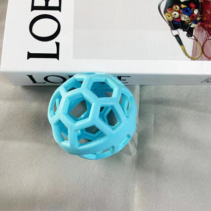 TPR Dog Chew Ball Toy in various colours for interactive play and teeth cleaning