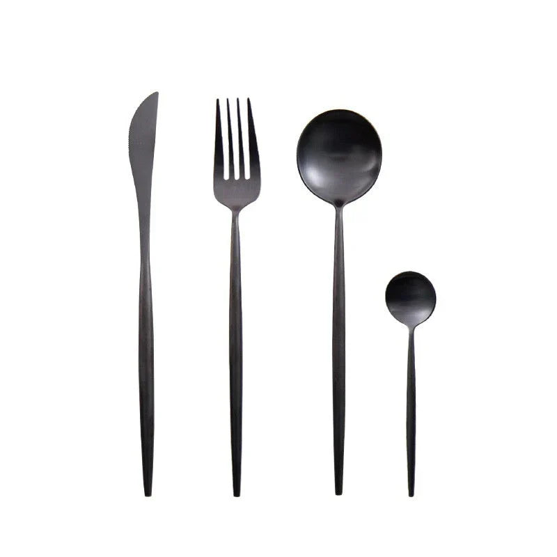 Premium 20-piece stainless steel cutlery set with mirror-polished finish, ergonomic design, and elegant gift box