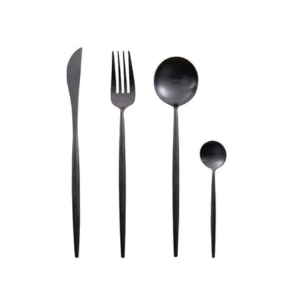 Premium 20-piece stainless steel cutlery set with mirror-polished finish, ergonomic design, and elegant gift box