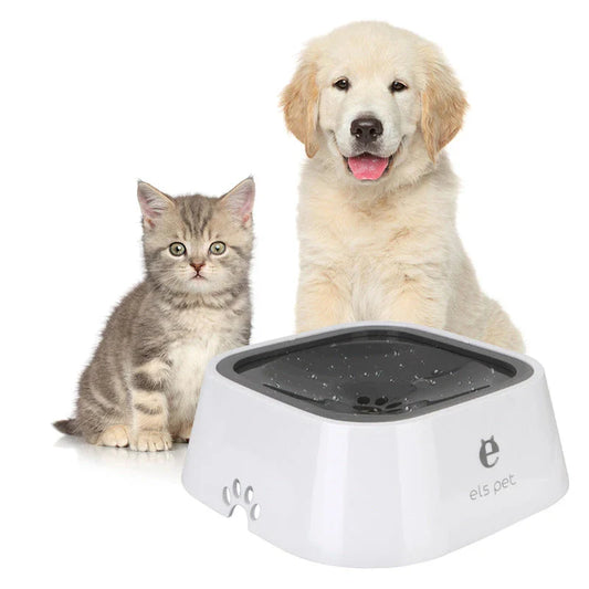 Spill-Proof Floating Pet Water Bowl with Slow Water Intake, Premium ABS & PP Construction, Available in Various Colors and Quantities