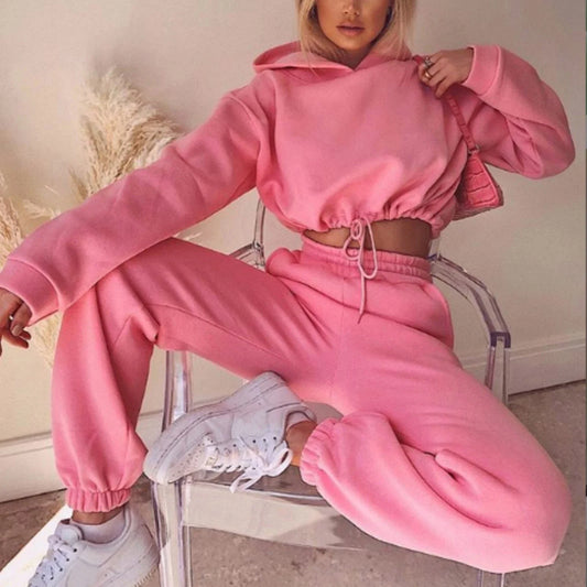 Stylish 2-piece athleisure set for women featuring vibrant colours, comfortable fabrics, and versatile design