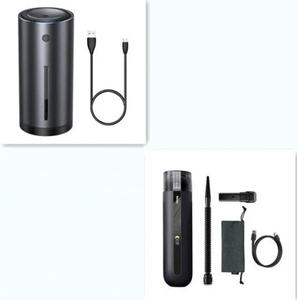 BASEUS Wireless Car Vacuum Cleaner with 5,000Pa Suction, Portable Design, and HEPA Filtration for Spotless Car Interior