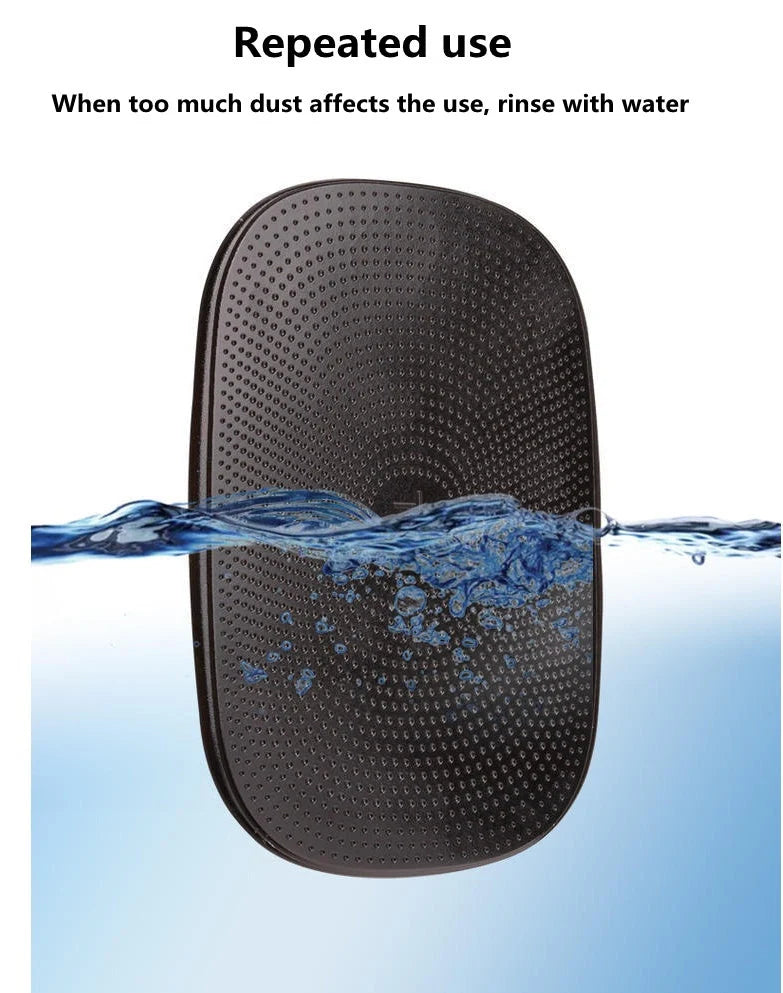 High Temperature Mobile Phone Nano Skid Pad - Black, non-slip, eco-friendly