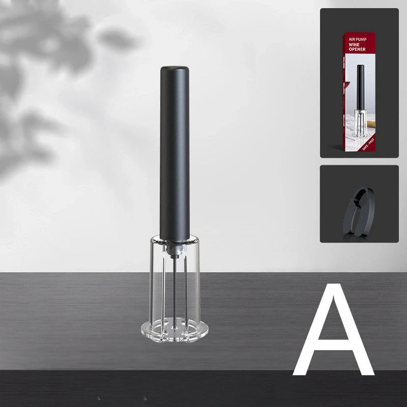 Red Wine Needle Pen-shaped Air Pressure Bottle Opener for easy cork removal