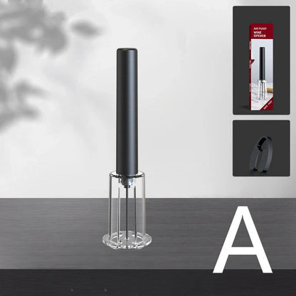 Red Wine Needle Pen-shaped Air Pressure Bottle Opener for easy cork removal