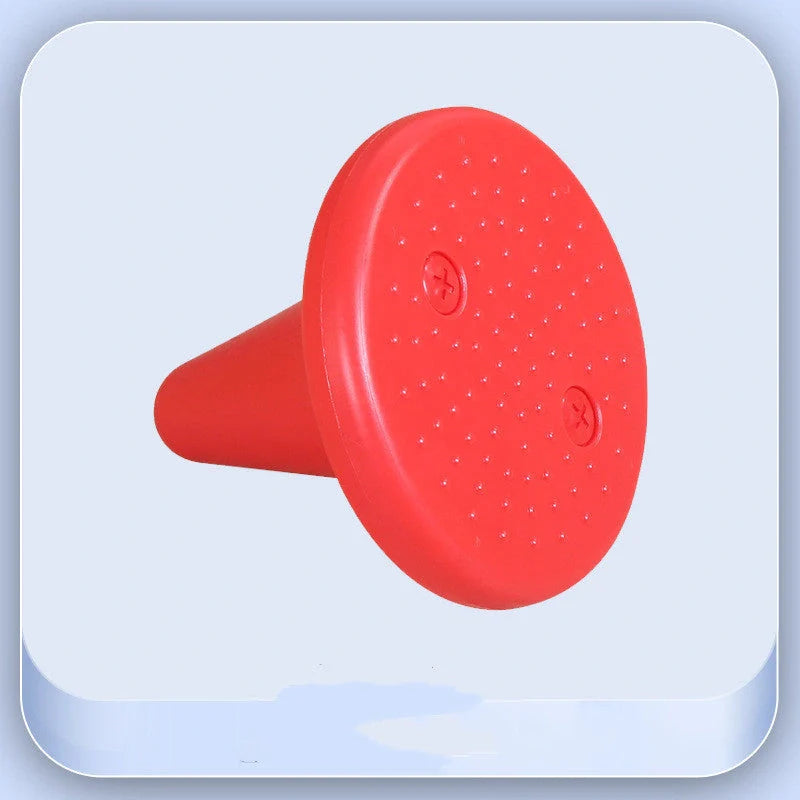 Children's balance training sensory toy with throwing rings in bright colours