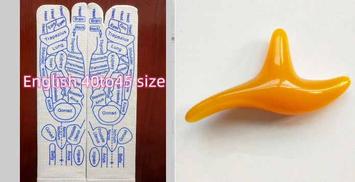 Reflexology socks with acupressure points for therapeutic foot massage