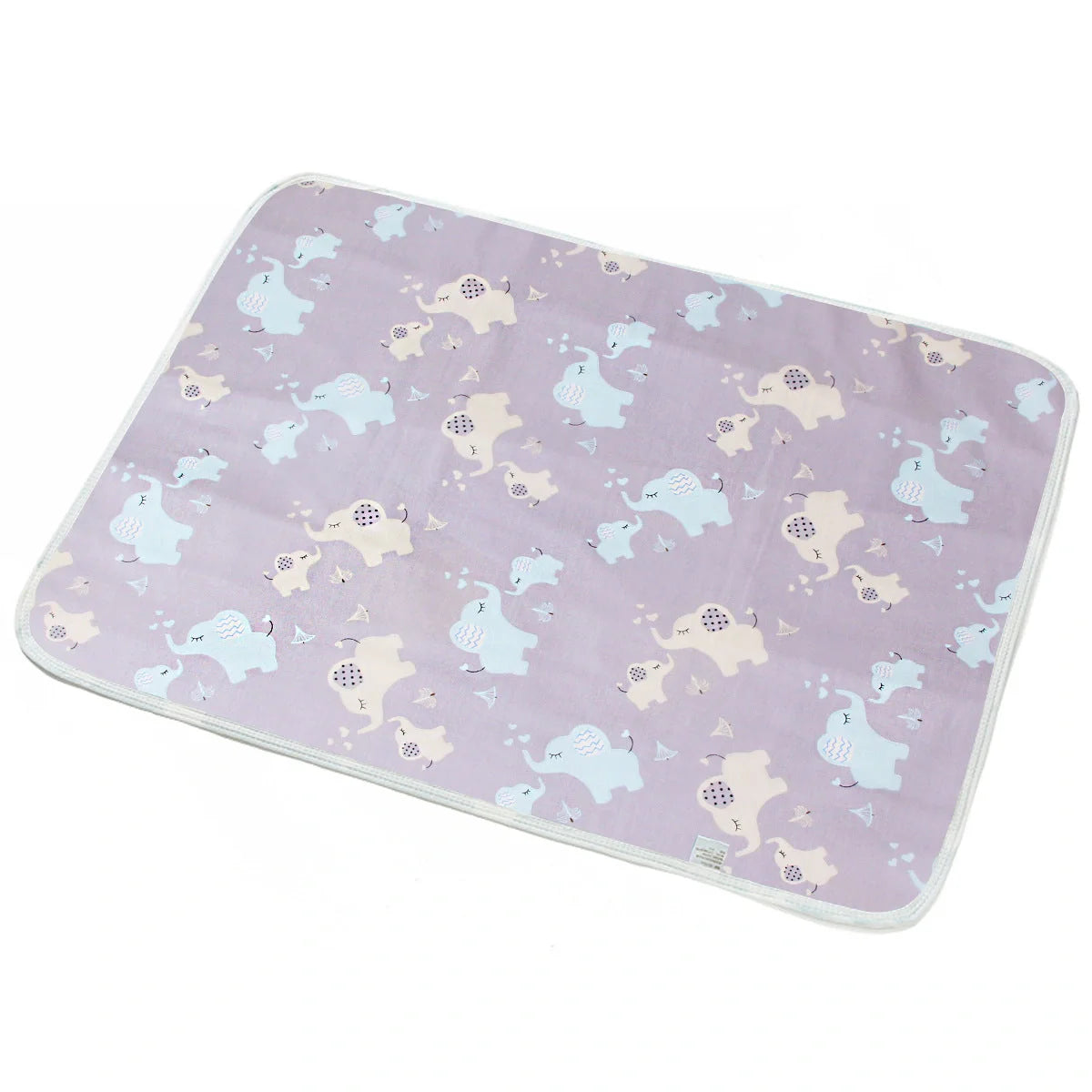 Cotton cartoon waterproof baby changing pad with playful patterns, 50*70cm