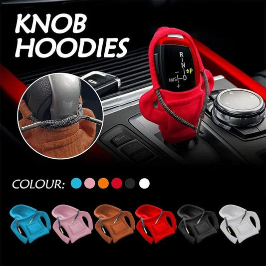 Universal gear knob cover hoodies in pure cotton for cars