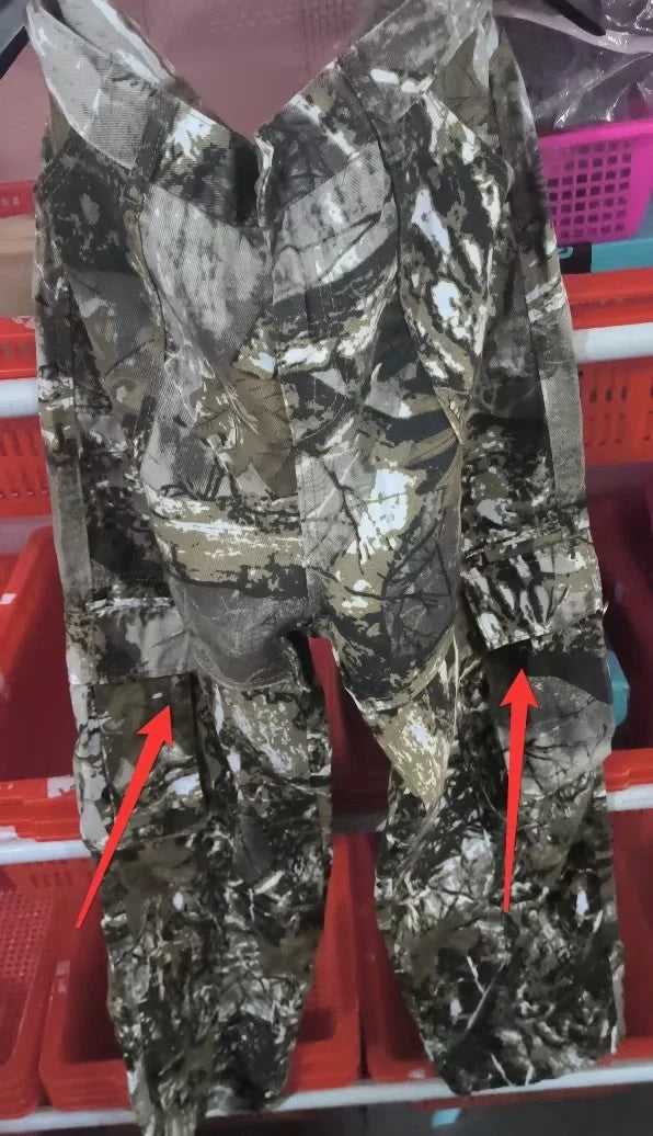 Women's summer camouflage cargo pants with multiple pockets