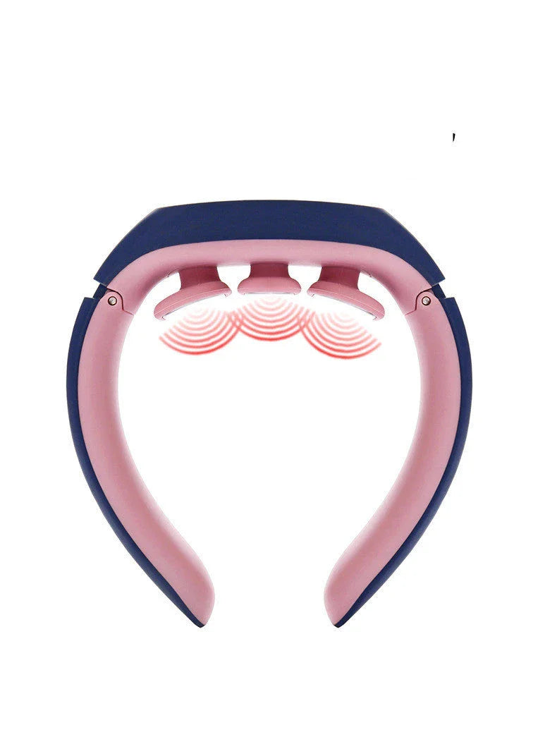 Innovative neck and shoulder massager with electric pulse therapy and customizable massage settings