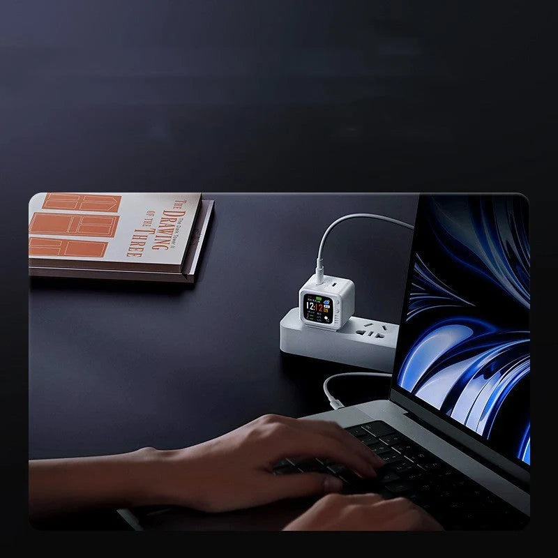 High-Power Type-C Fast Charging Plug in sleek white and black designs