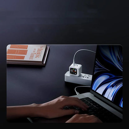 High-Power Type-C Fast Charging Plug in sleek white and black designs