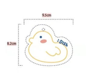 Bamboo fibre cartoon dish towel with various fun designs for kitchen use