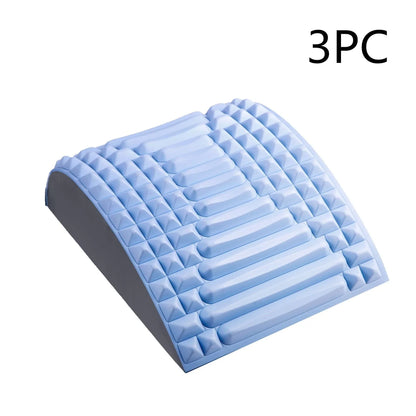 Premium lumbar spine massager for back, neck, and sciatica pain relief made with high-quality EVA foam