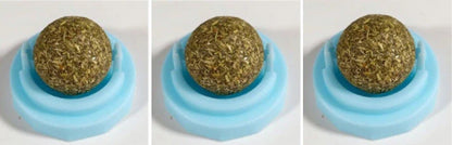 Self-adhesive Rotated Catnip Lick Ball for cats, natural ingredients, 90g