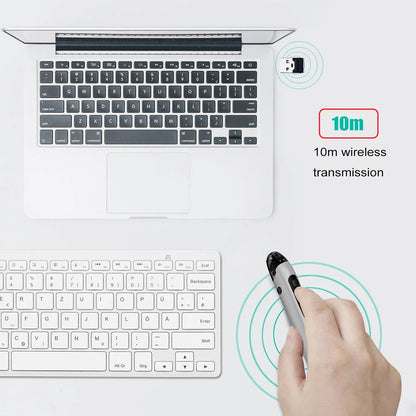 Ergonomic Wireless Vertical Pen Mouse with Adjustable DPI and Customisable Buttons for Seamless Computing