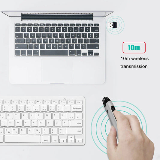 Ergonomic Wireless Vertical Pen Mouse with Adjustable DPI and Customisable Buttons for Seamless Computing