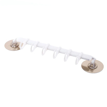 Premium adhesive wall hooks in various colours for organised storage in the kitchen, bathroom, and home