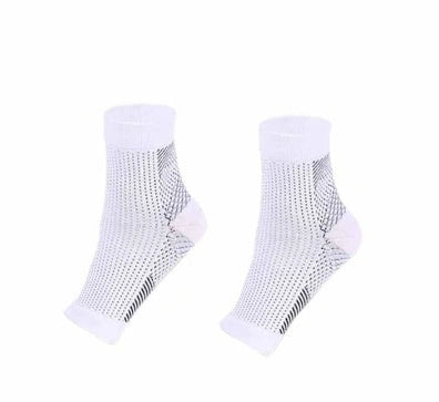 Unisex anti-fatigue compression ankle socks for sports and recovery