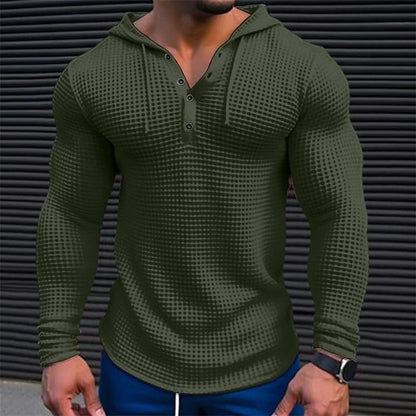 Men's casual pullover sweatshirt in various classic colours, featuring a tailored fit and soft, breathable polyester fabric for all-day comfort and style.