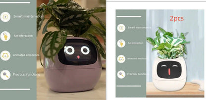 Smart Planter with AI and 7 sensors for easy plant care in various colours