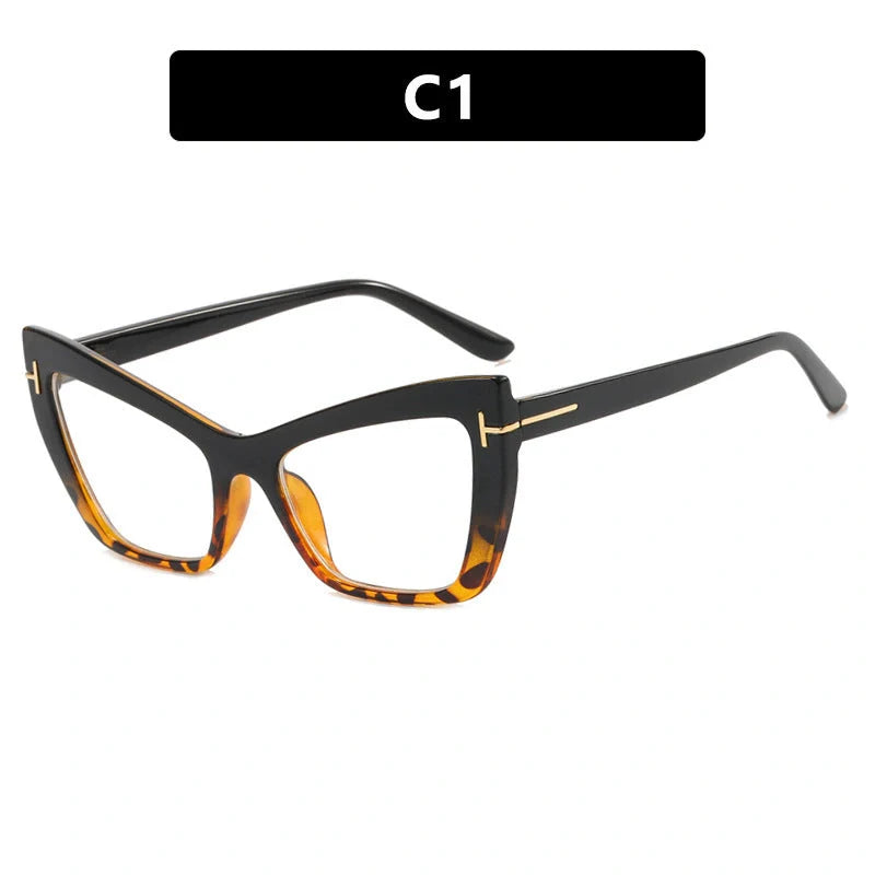 Anti-blue light glasses in various colours with butterfly frame design