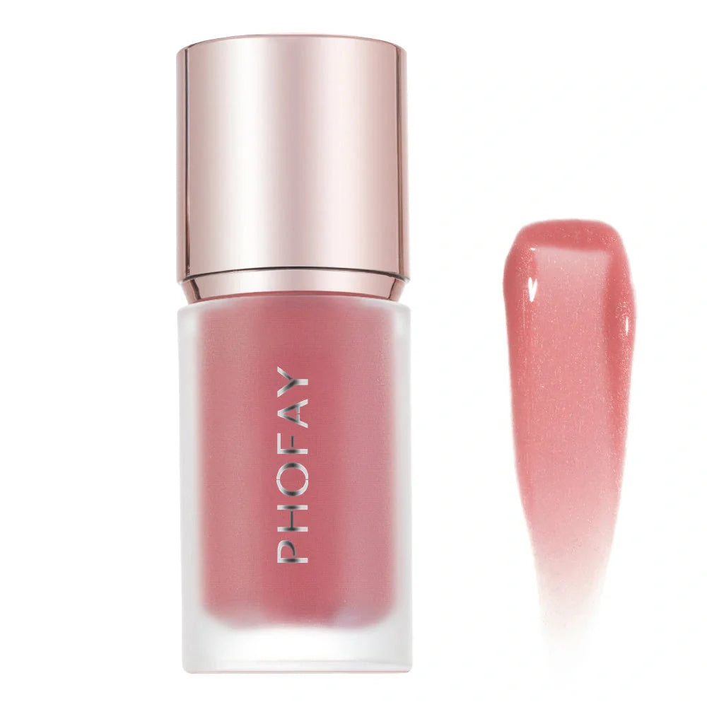 PHOFAY Mousse Liquid Blush with sponge applicator for seamless application