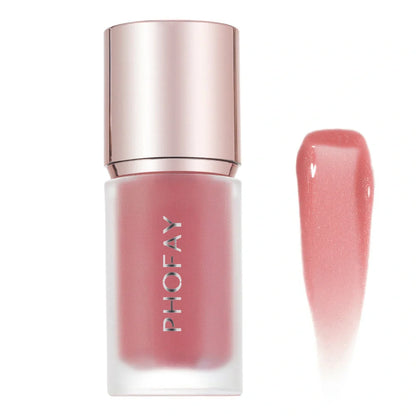 PHOFAY Mousse Liquid Blush with sponge applicator for seamless application