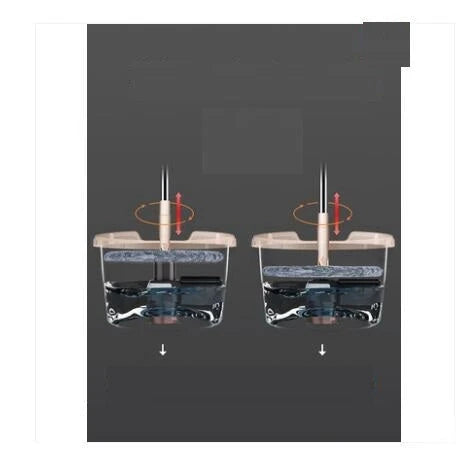 Rotary Mop with automatic wringing, telescopic handle, and microfibre cleaning for effortless home cleaning in the UK