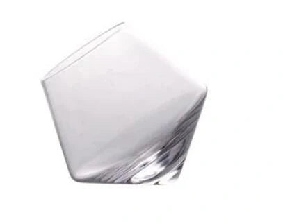 Crystal whiskey glass with wide belly for enhanced aroma release