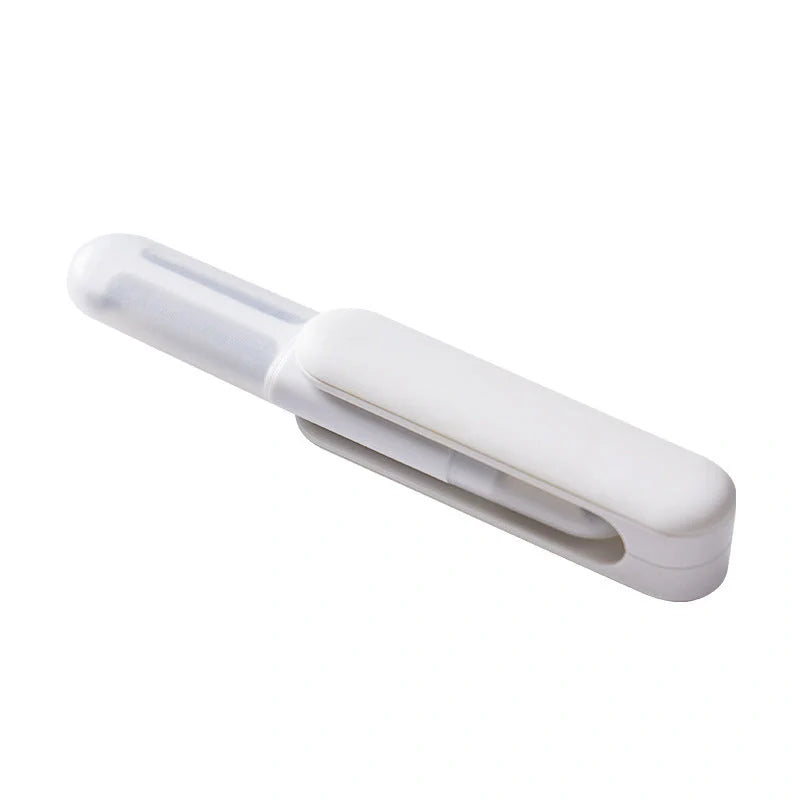 3-in-1 multifunctional rotary paring knife with stainless steel blade and white handle