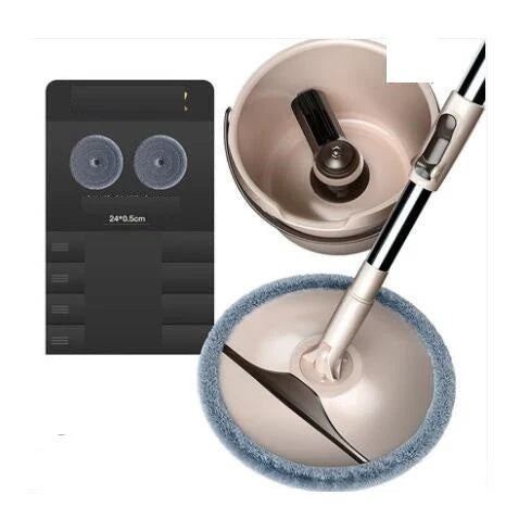 Rotary Mop with automatic wringing, telescopic handle, and microfibre cleaning for effortless home cleaning in the UK