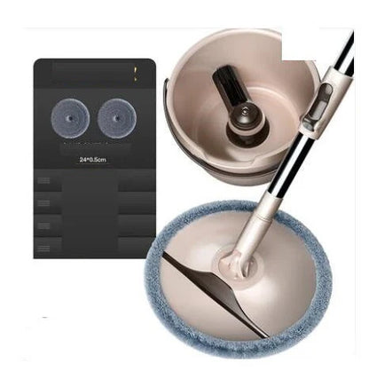 Rotary Mop with automatic wringing, telescopic handle, and microfibre cleaning for effortless home cleaning in the UK