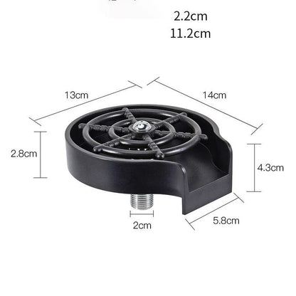Premium countertop cup washer with high-pressure spray for efficient cleaning of cups and glassware in bars and kitchens