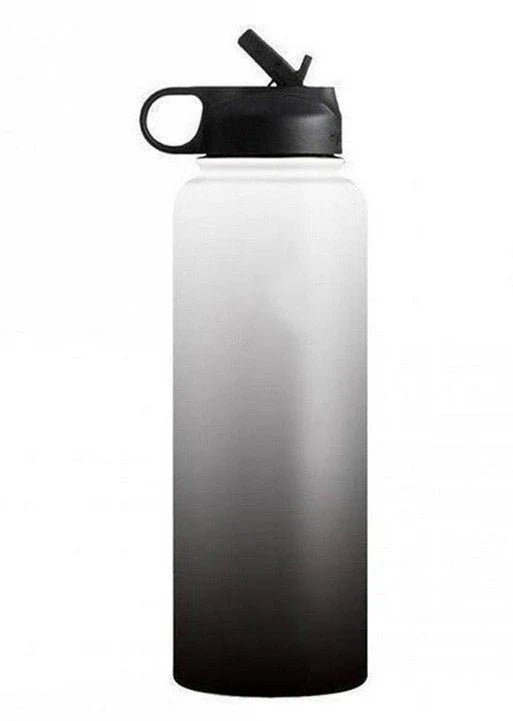 Premium stainless steel insulated tumbler with push-button lid and sleek design for outdoor adventures and active lifestyles.